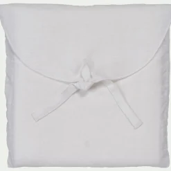 Lot de 2 taies d'oreiller en lin lavé - blanc capelan 50x70cm
