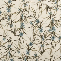 Lot de 2 taies d'oreiller en percale de coton 50x70cm - motifs romarin