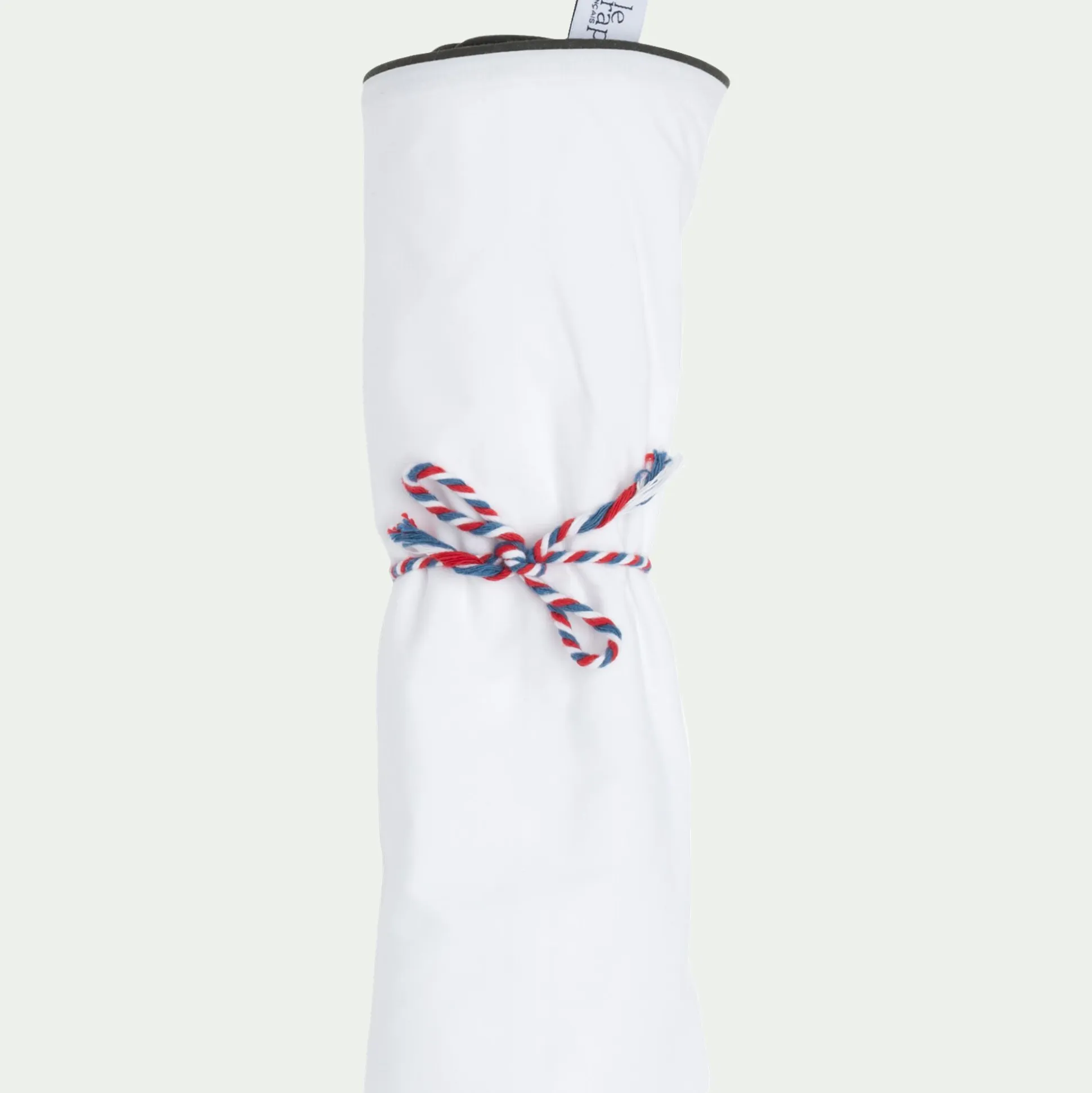 Lot de 2 taies d'oreiller en percale de coton 65x65cm - blanc