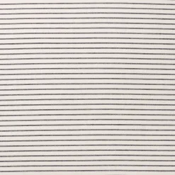 Lot de 2 taies d'oreiller rayées en coton lavé 50x70cm - blanc