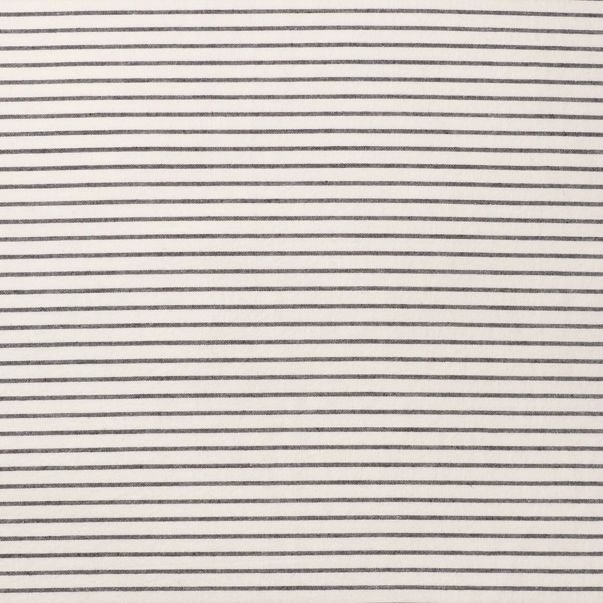 Lot de 2 taies d'oreiller rayées en coton lavé 50x70cm - blanc