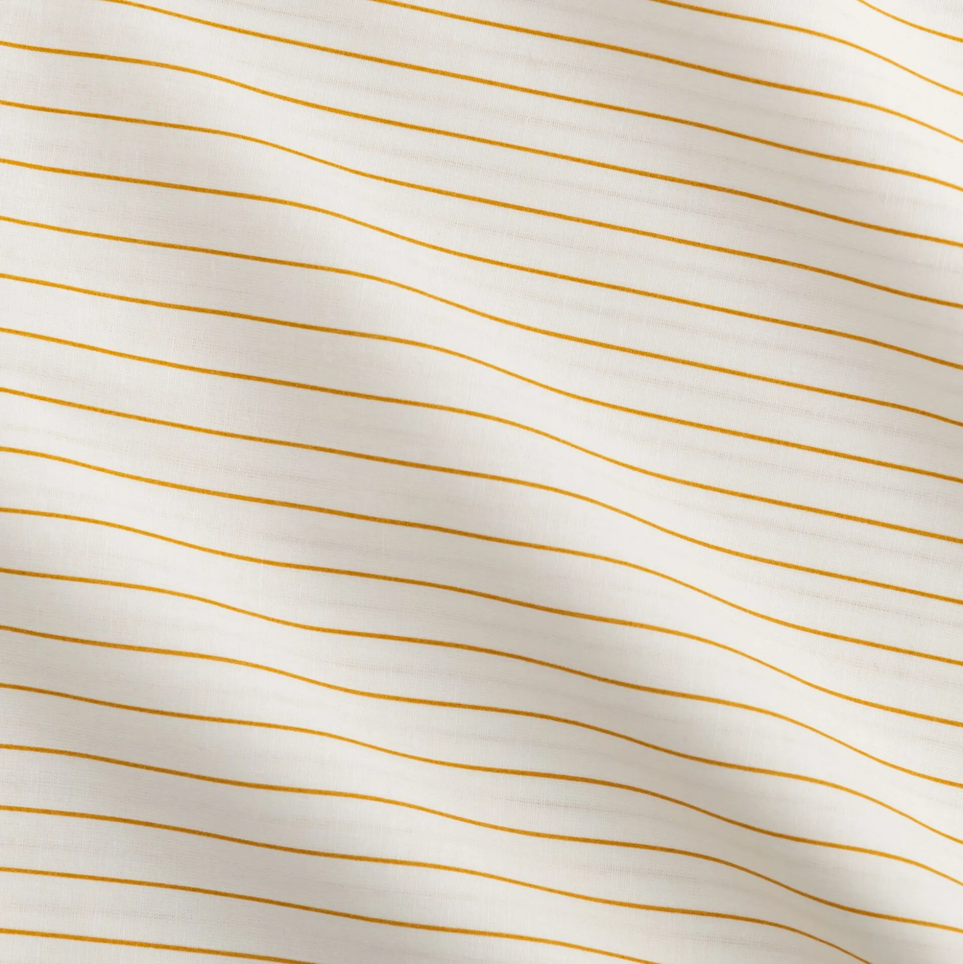 Lot de 2 taies d'oreiller rayées en coton 63x63cm - jaune argan