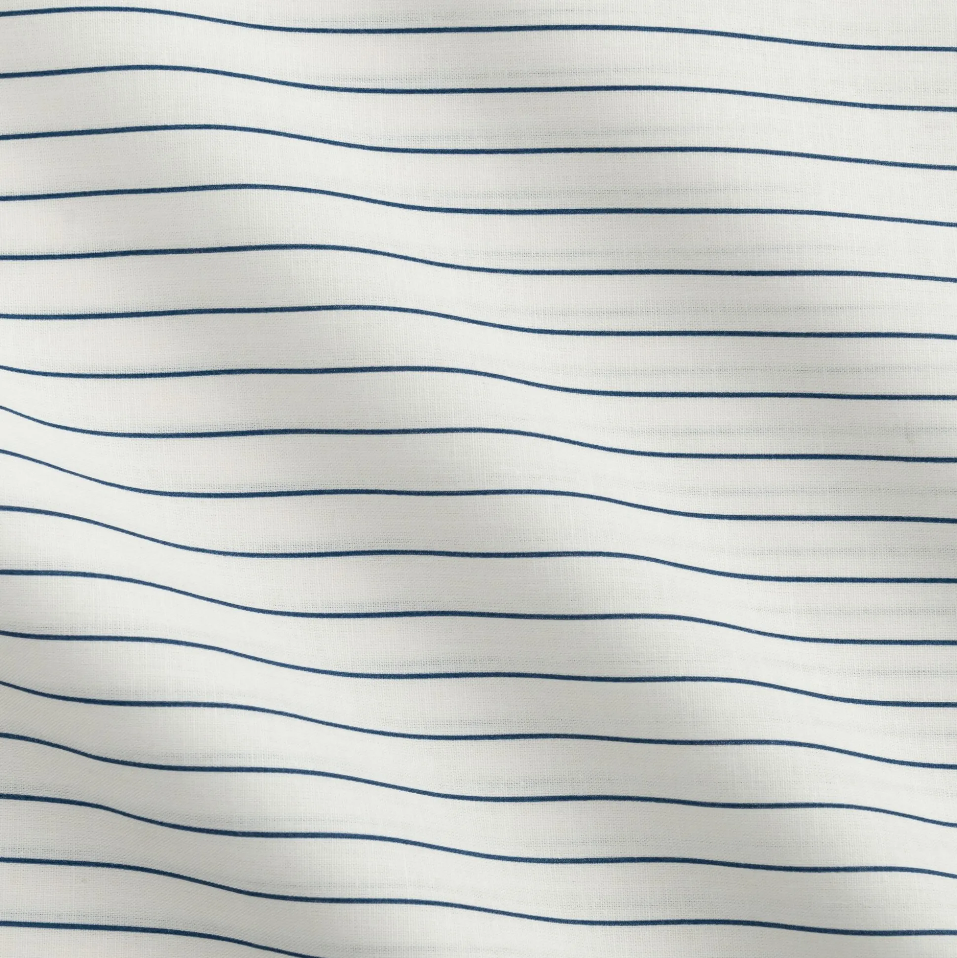 Lot de 2 taies d'oreiller rayées en coton 63x63cm - bleu abysse