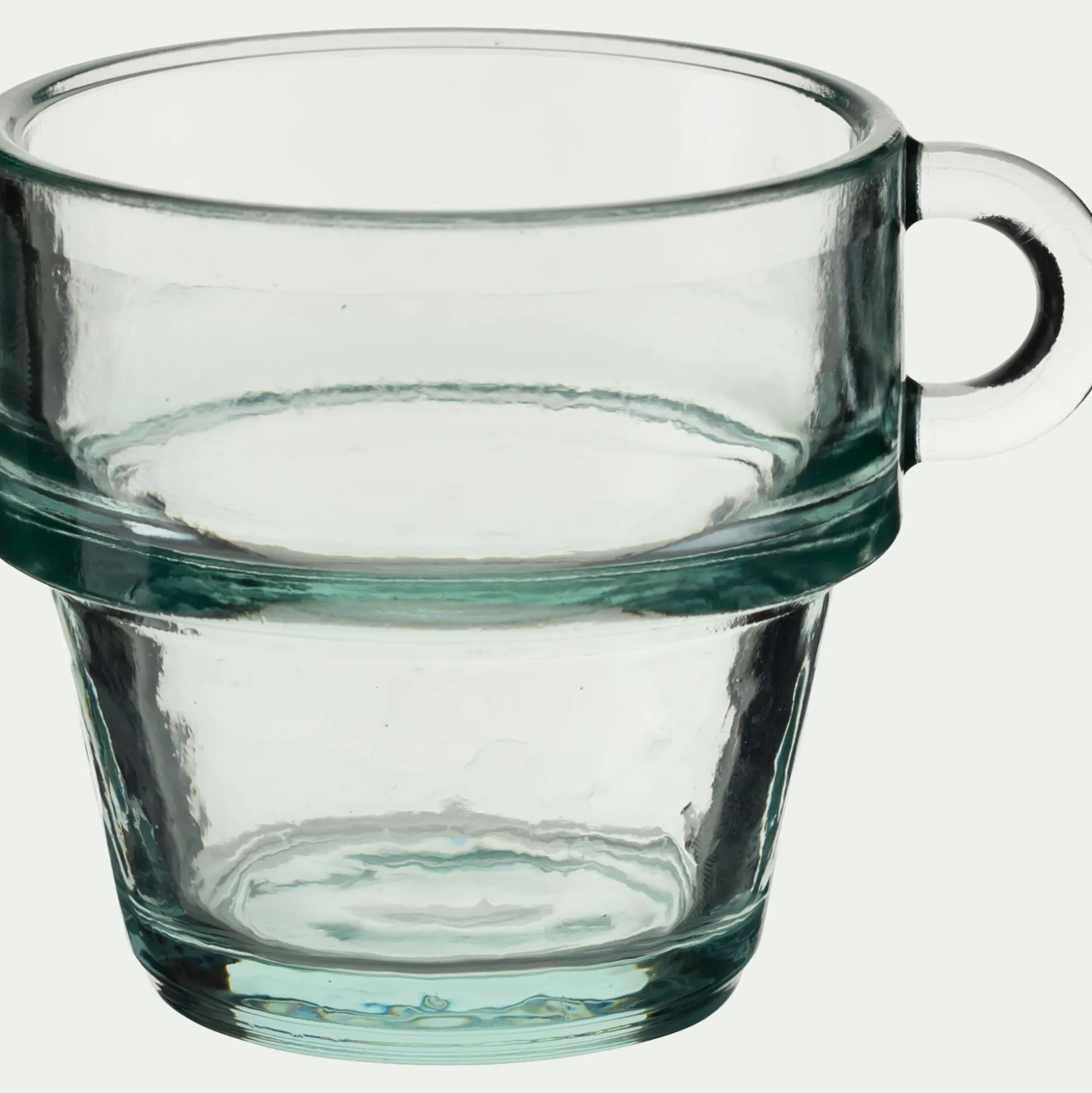 Lot de 4 tasses à café 10cl - transparent