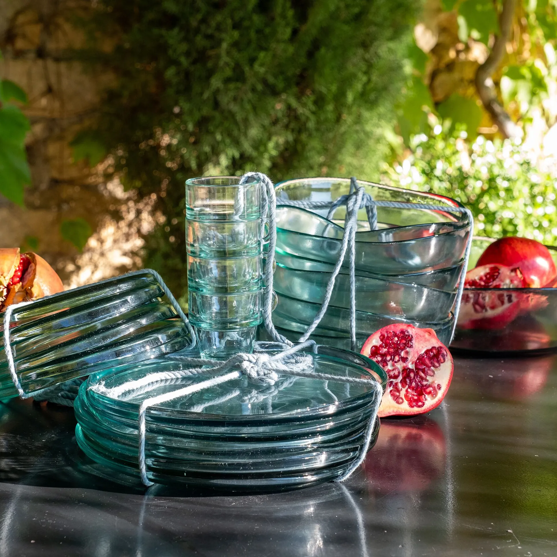 Lot de 4 tasses à café 10cl - transparent