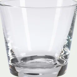 Lot de 6 verrines coniques en verre D6cm - transparent
