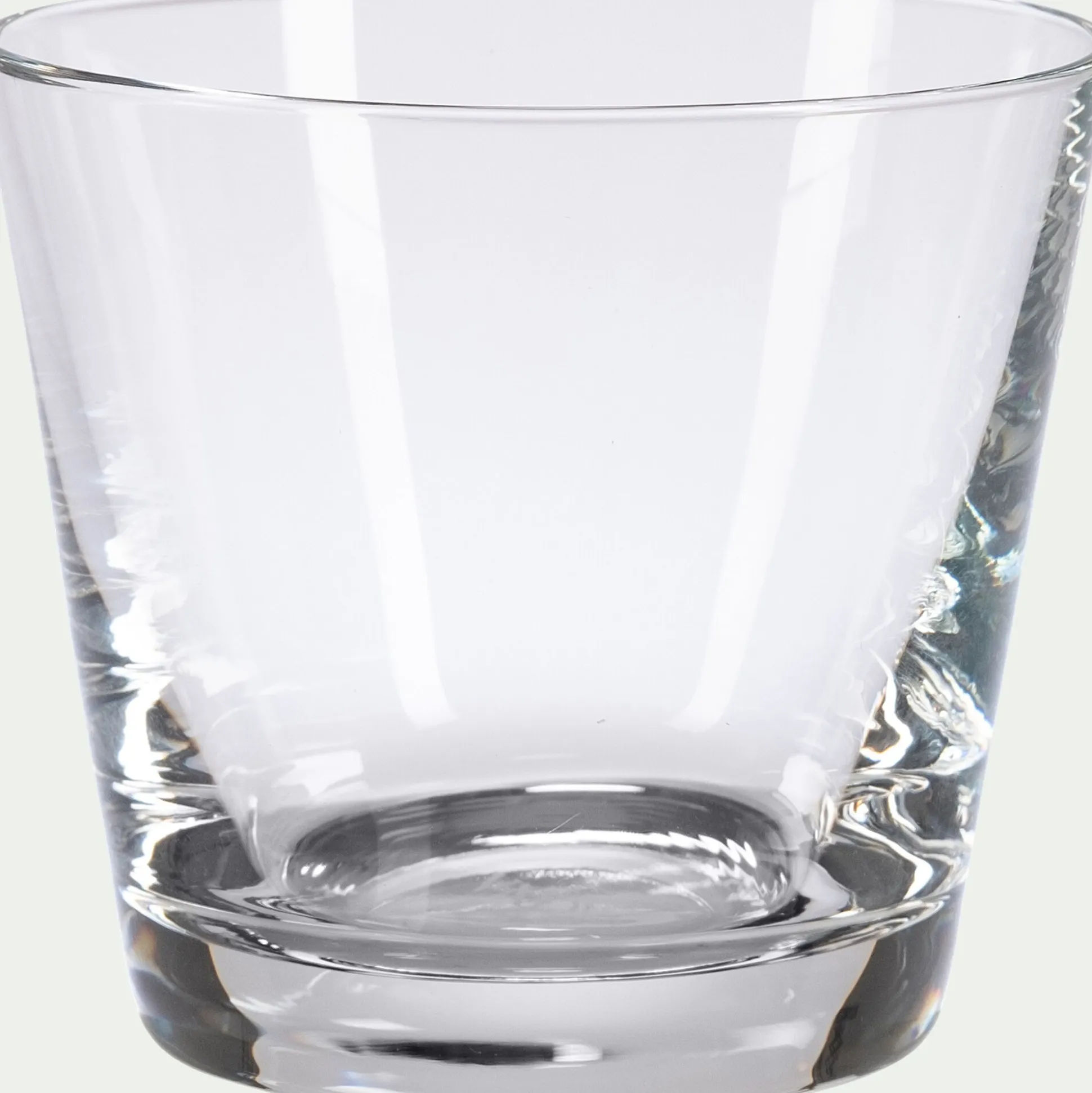 Lot de 6 verrines coniques en verre D6cm - transparent