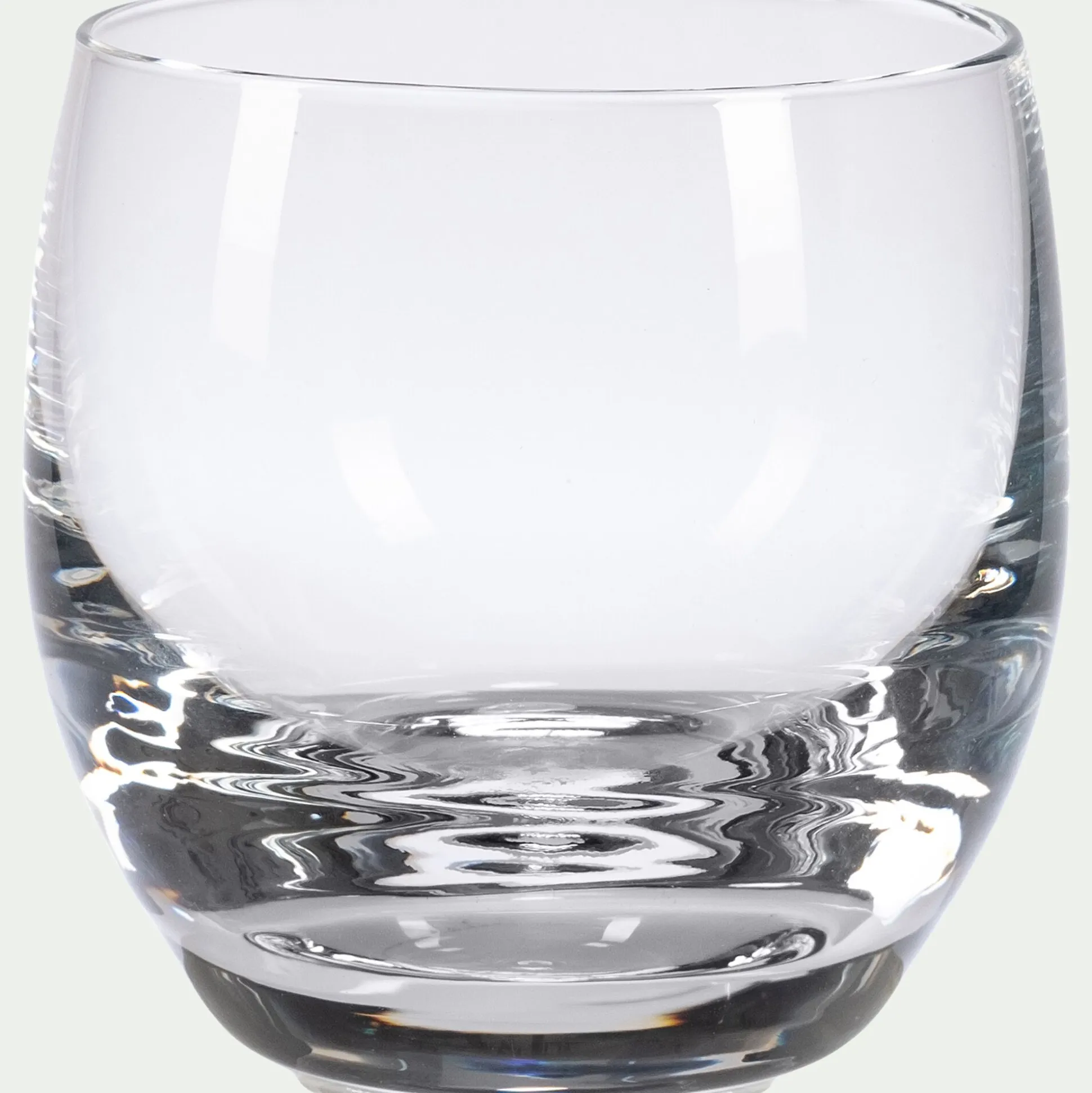 Lot de 6 verrines rondes en cristallin D6cm - transparent