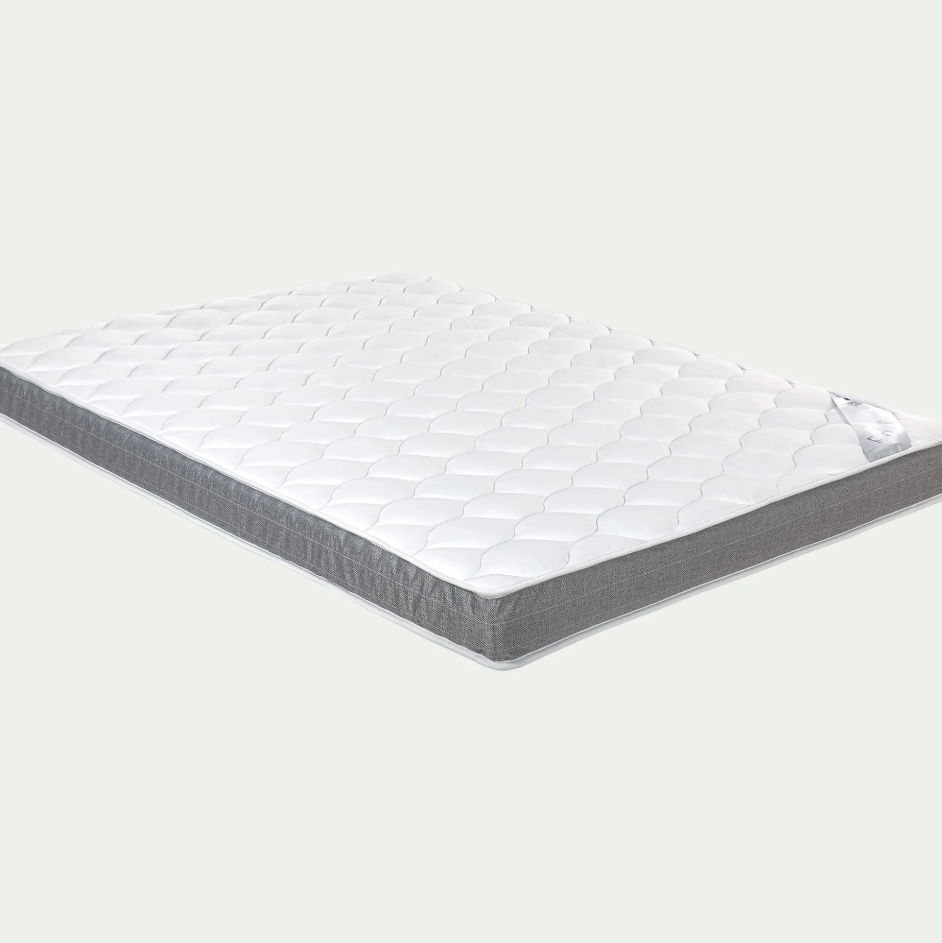 Matelas alinea en mousse accueil équilibré 15cm 120x200cm - blanc