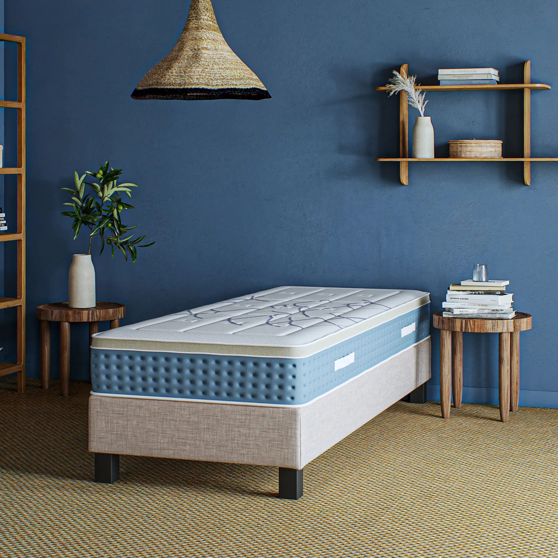 Matelas alinea à ressorts accueil moelleux 90x190cm