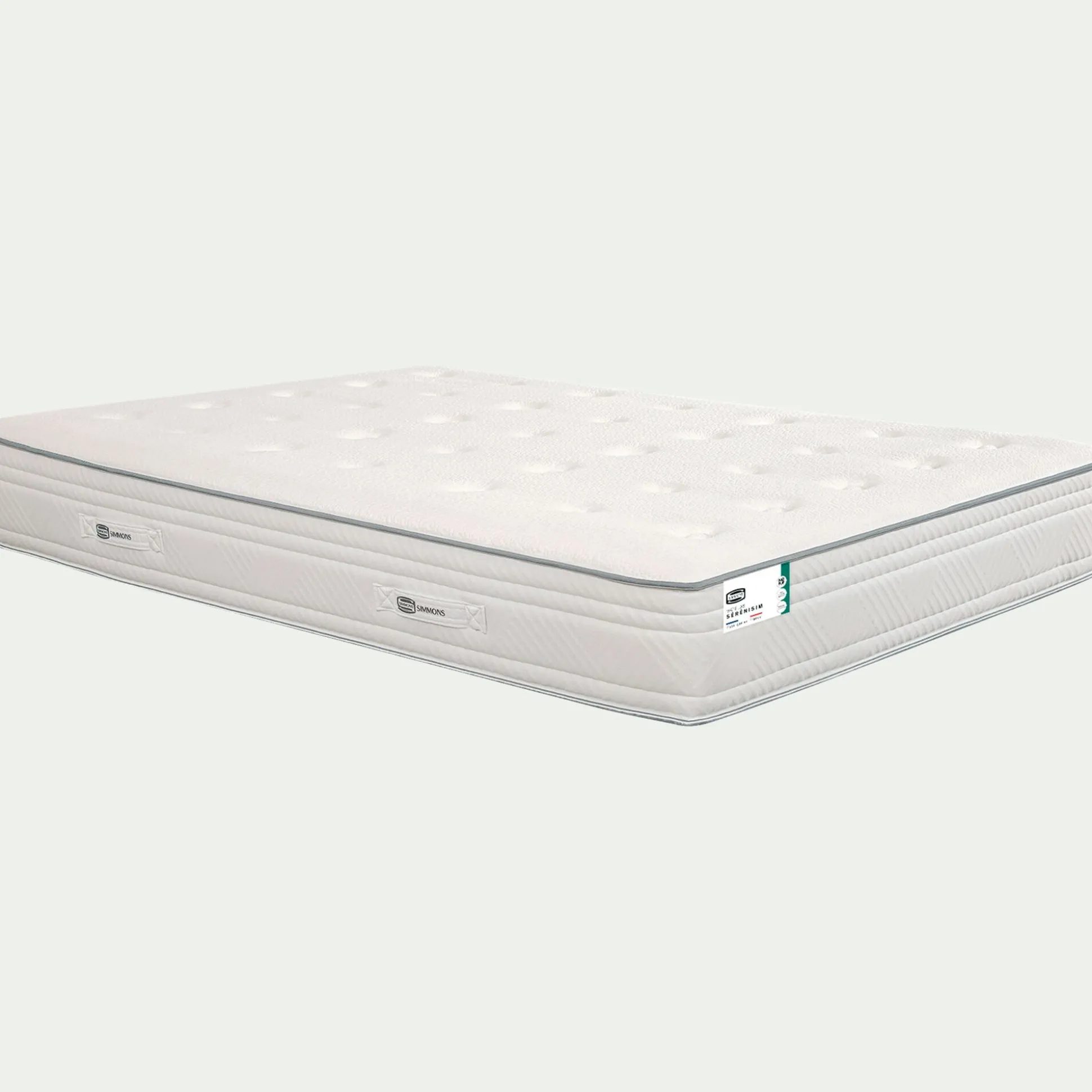 Matelas Simmons à ressorts accueil équilibré - 140x190cm