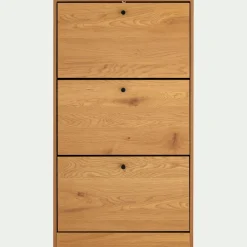 Meuble à chaussures en bois - bois clair