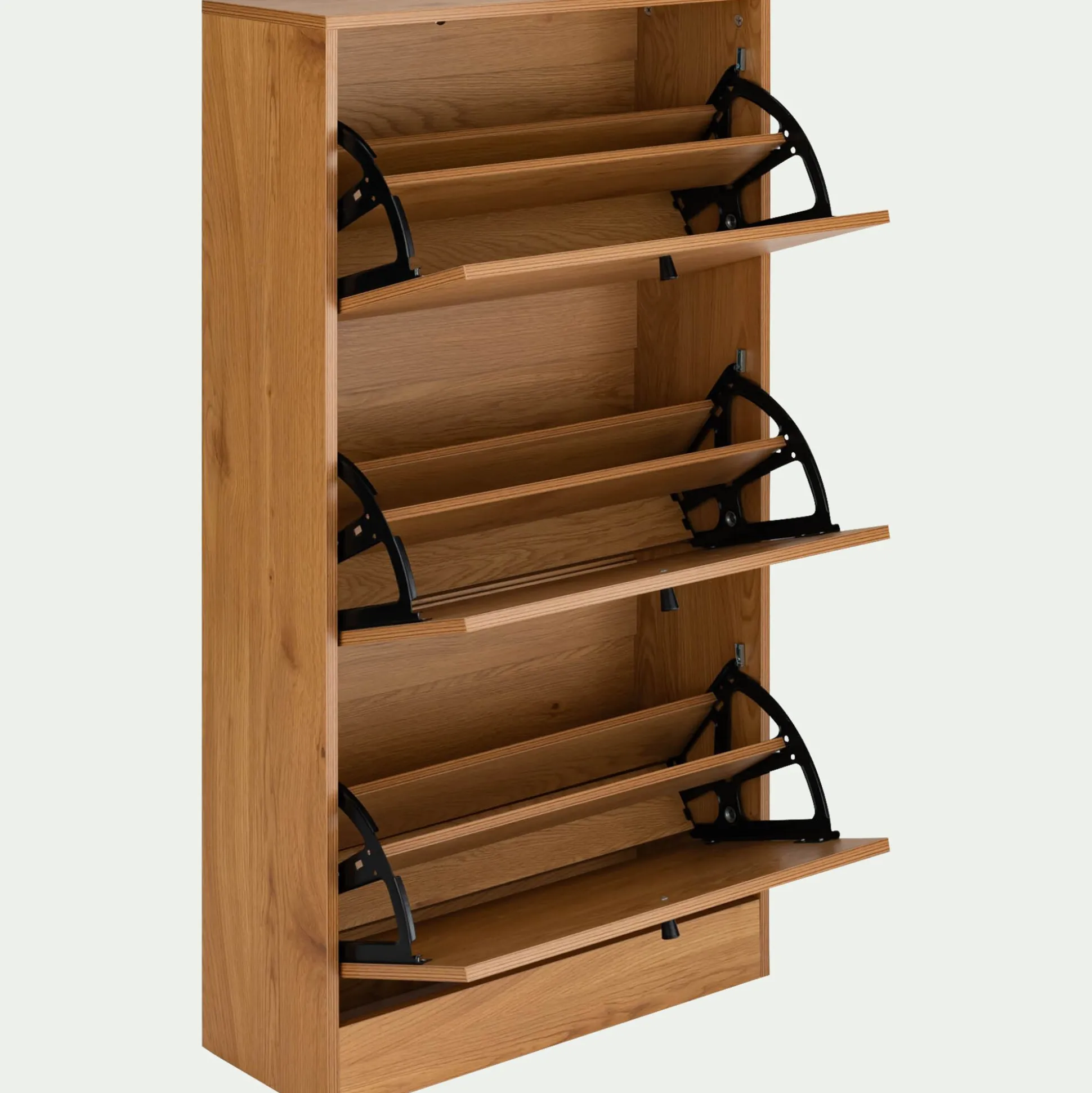 Meuble à chaussures en bois - bois clair