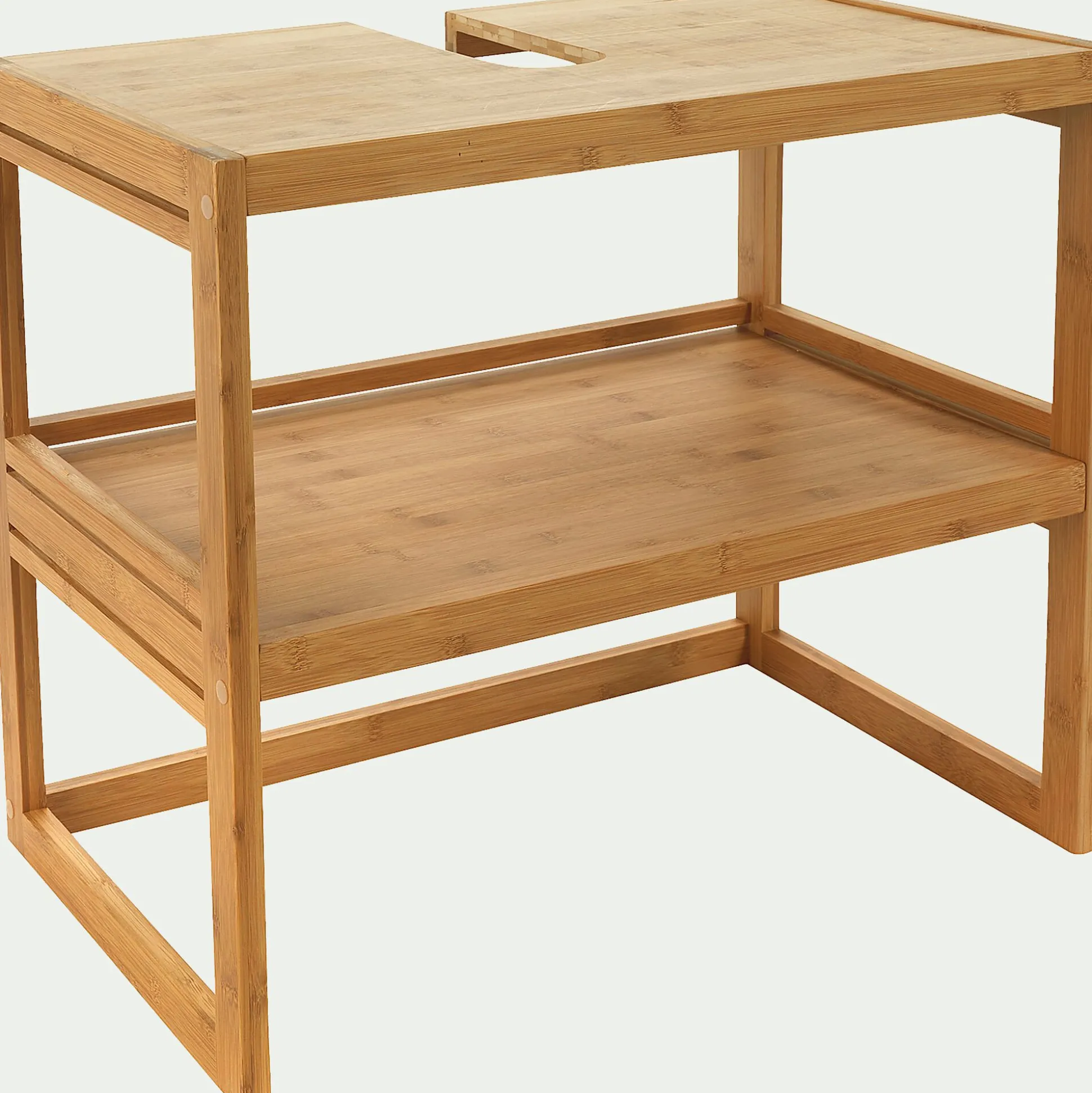 Meuble sous-vasque en bambou - L61cm