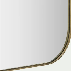 Miroir en aluminium 59x88cm - doré