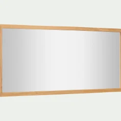 Miroir en bois de chêne - naturel 40x100cm