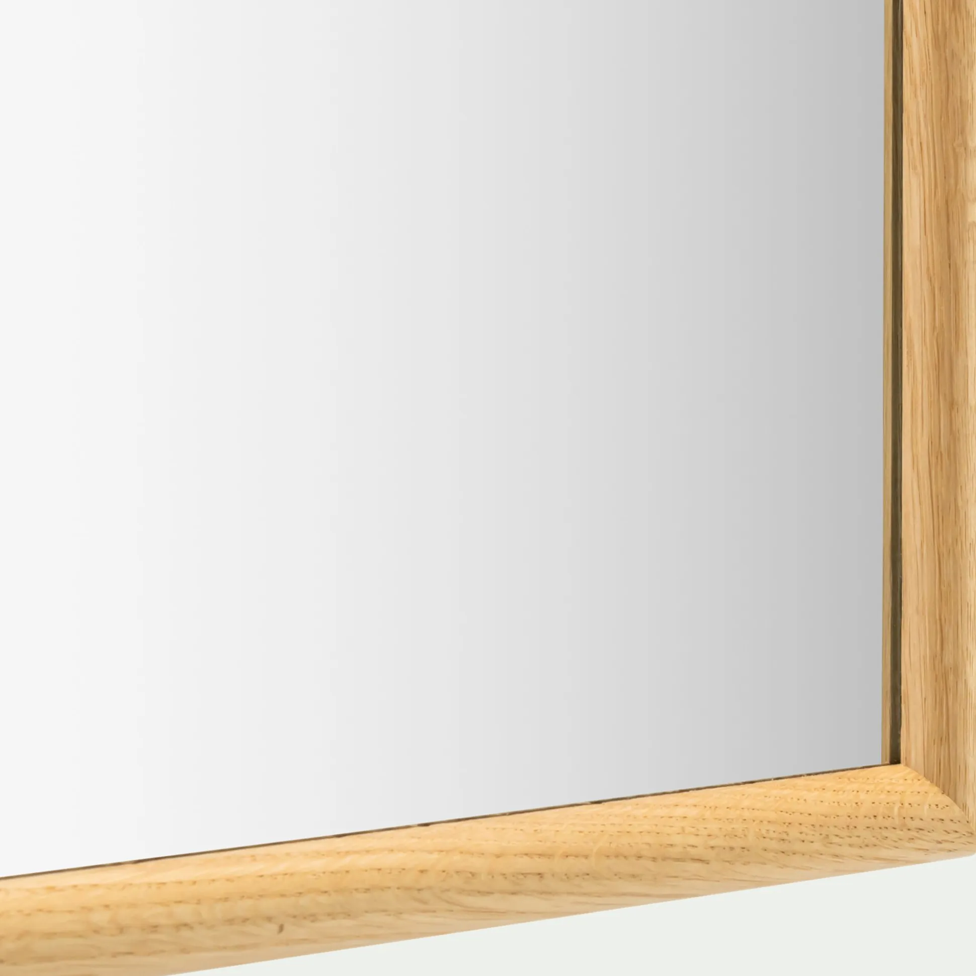 Miroir en bois de chêne 30x40cm - naturel