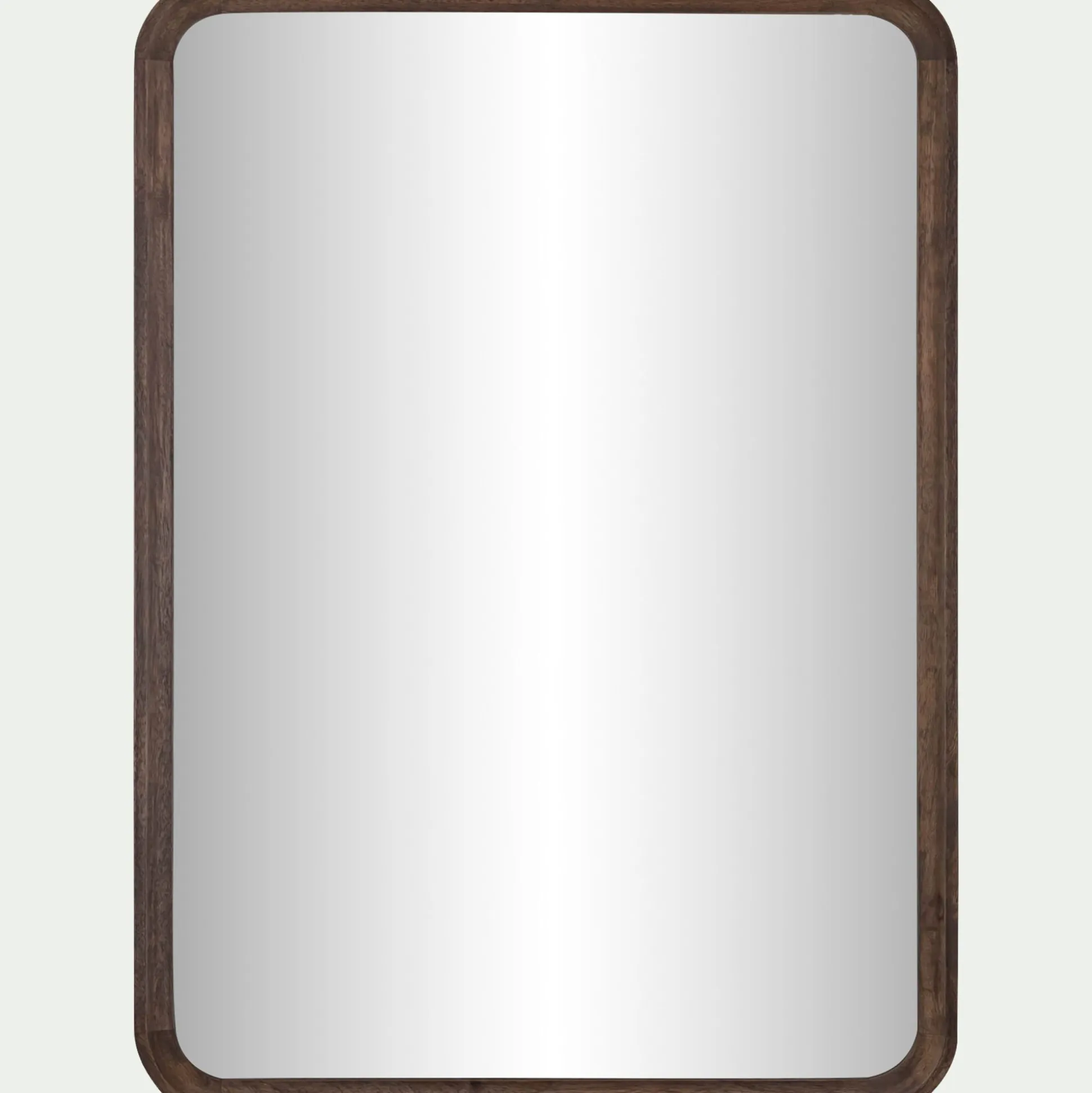 Miroir en bois de manguier 51x71cm - bois foncé