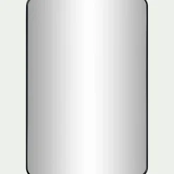 Miroir rectangulaire en aluminium l60xH90cm - noir