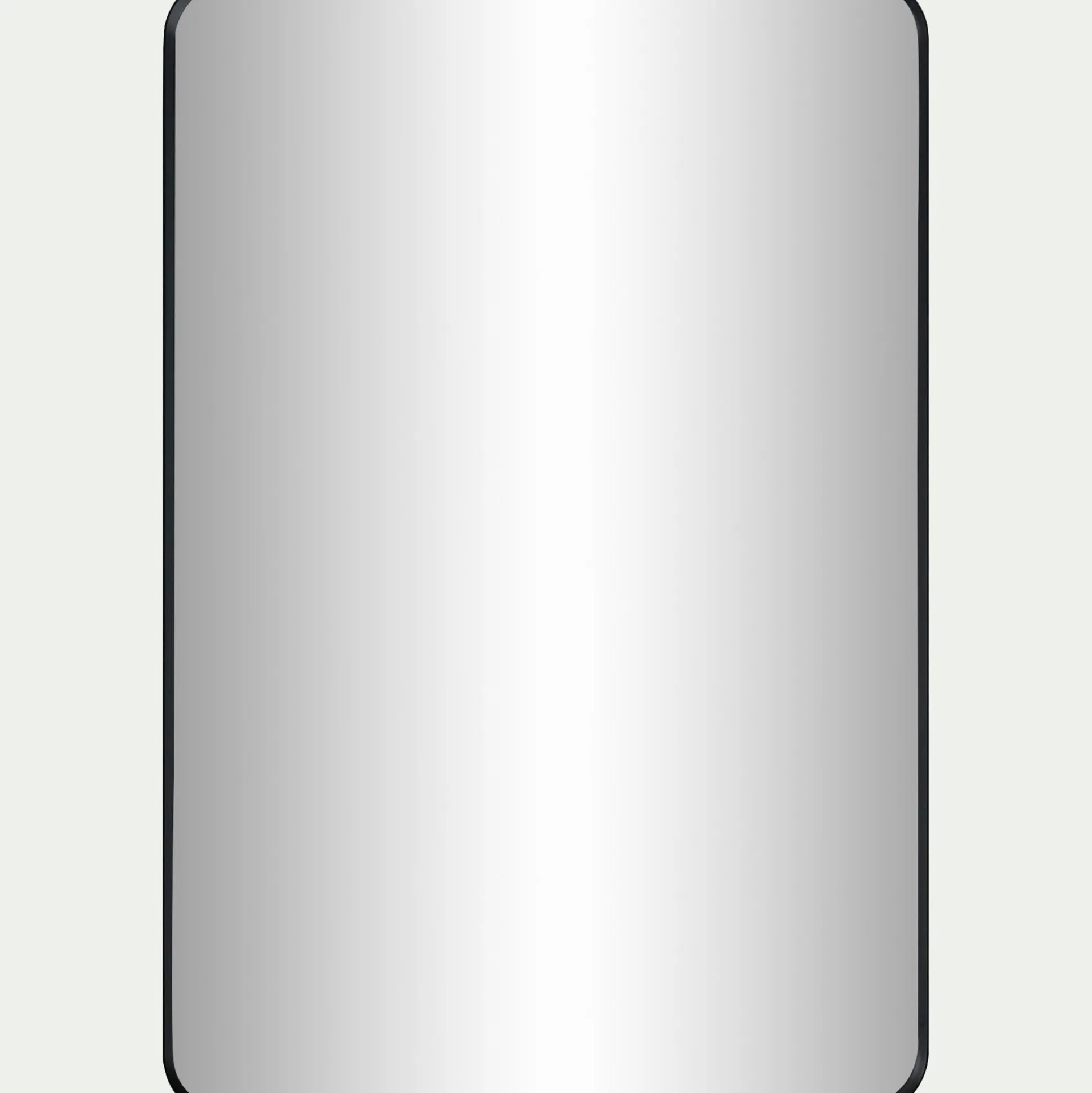 Miroir rectangulaire en aluminium l60xH90cm - noir