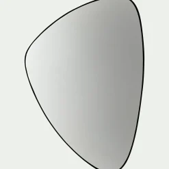 Miroir triangulaire - noir 42x62,5cm