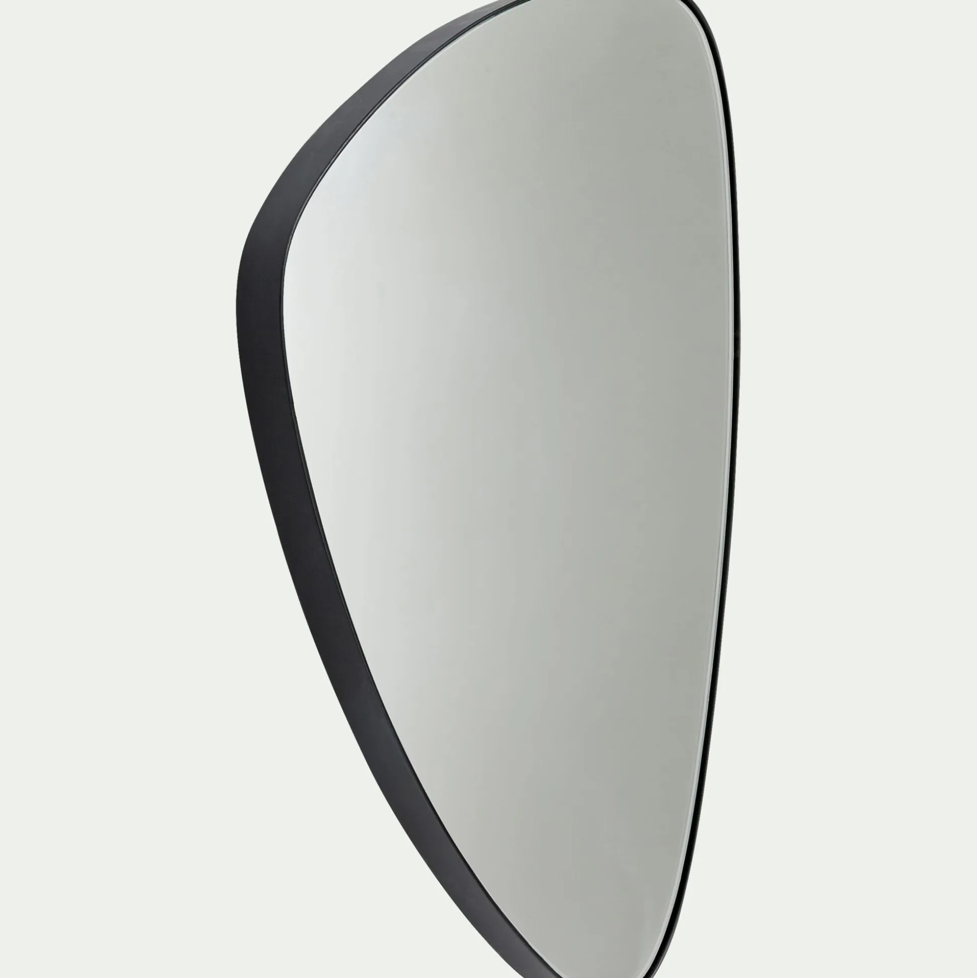 Miroir triangulaire - noir 42x62,5cm