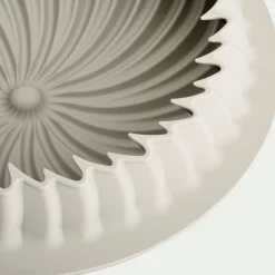 Moule à gâteau en spirale en silicone platinium D19,5cm - gris