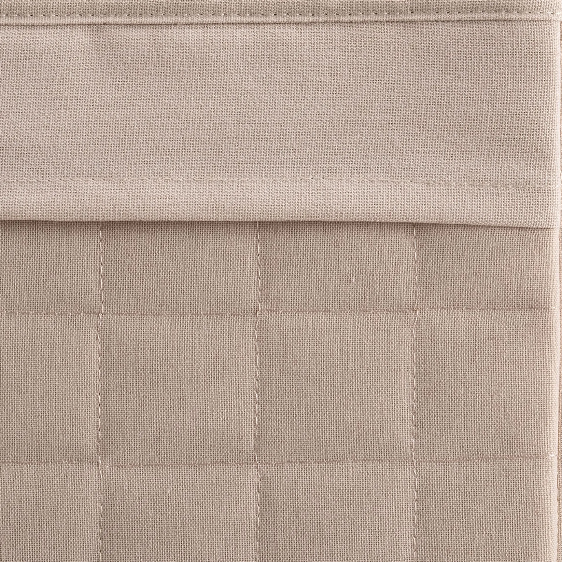 Panier de rangement cubique en tissu L30cm - beige