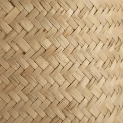 Panier en jonc de mer - naturel H18xD24cm
