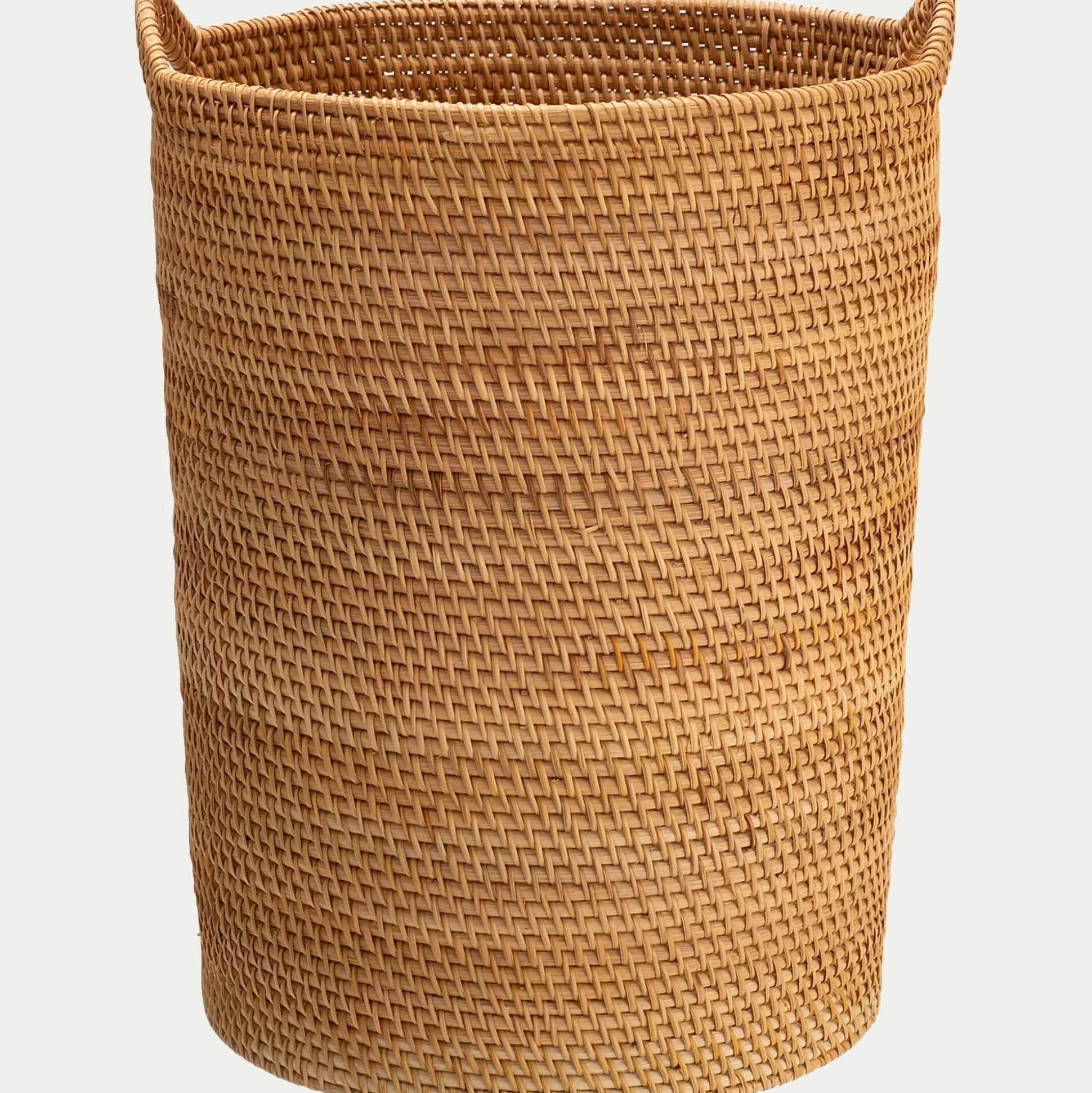 Panier à linge en rotin D40xH53cm - naturel