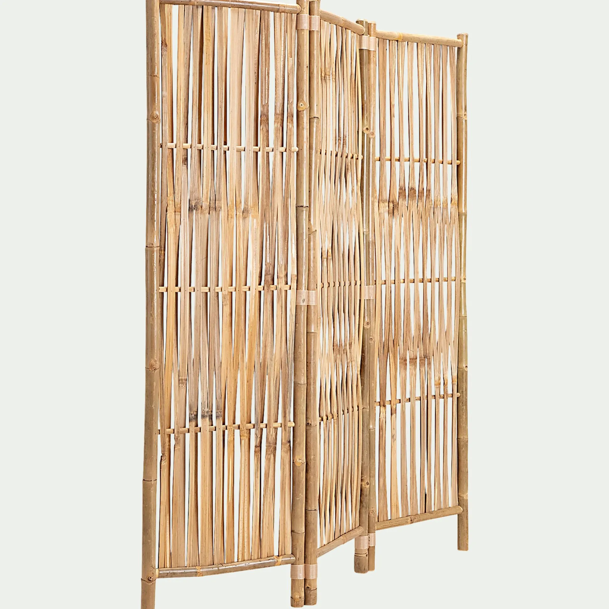 Paravent 3 volets en bambou - L139cm