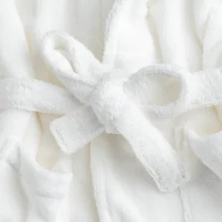 Peignoir en coton S/M - blanc optique