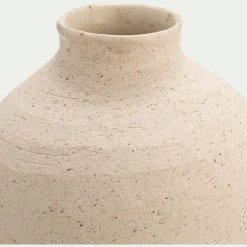 Petit vase en grès H10cm - beige