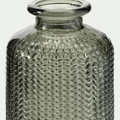 Petit vase en verre H10cm - vert