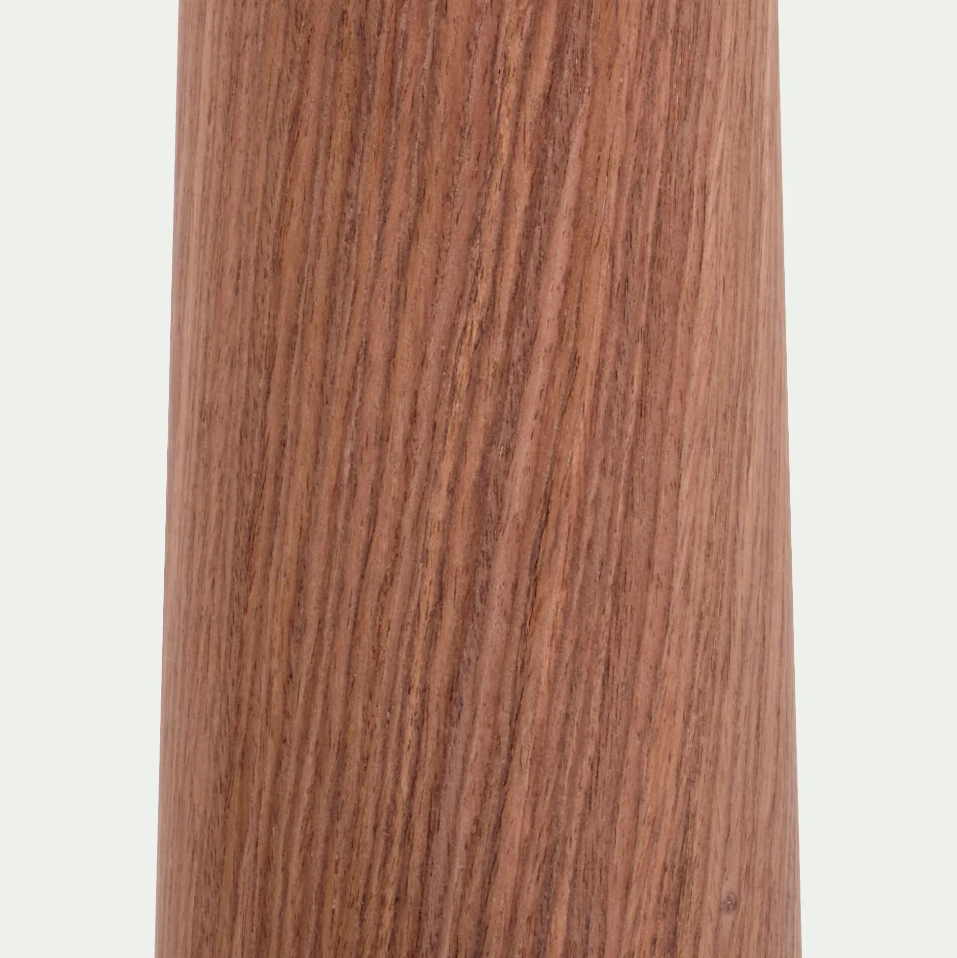 Pied de lampadaire en métal effet bois H157cm - bois foncé