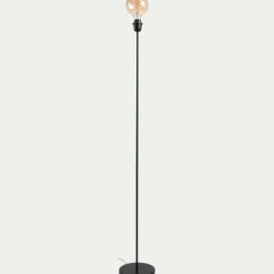 Pied de lampadaire en métal - H140cm noir