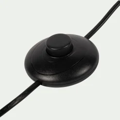 Pied de lampadaire en métal - H140cm noir