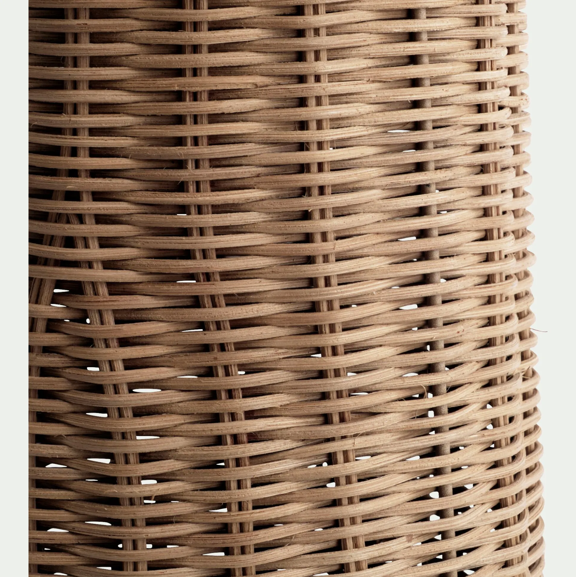 Pied de lampadaire en rotin H131cm - naturel
