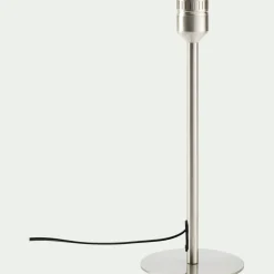 Pied de lampe à poser - gris argenté H37,2cm