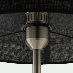 Pied de lampe à poser - gris argenté H37,2cm