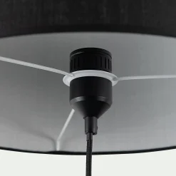 Pied de lampe à poser - noir H37,2cm