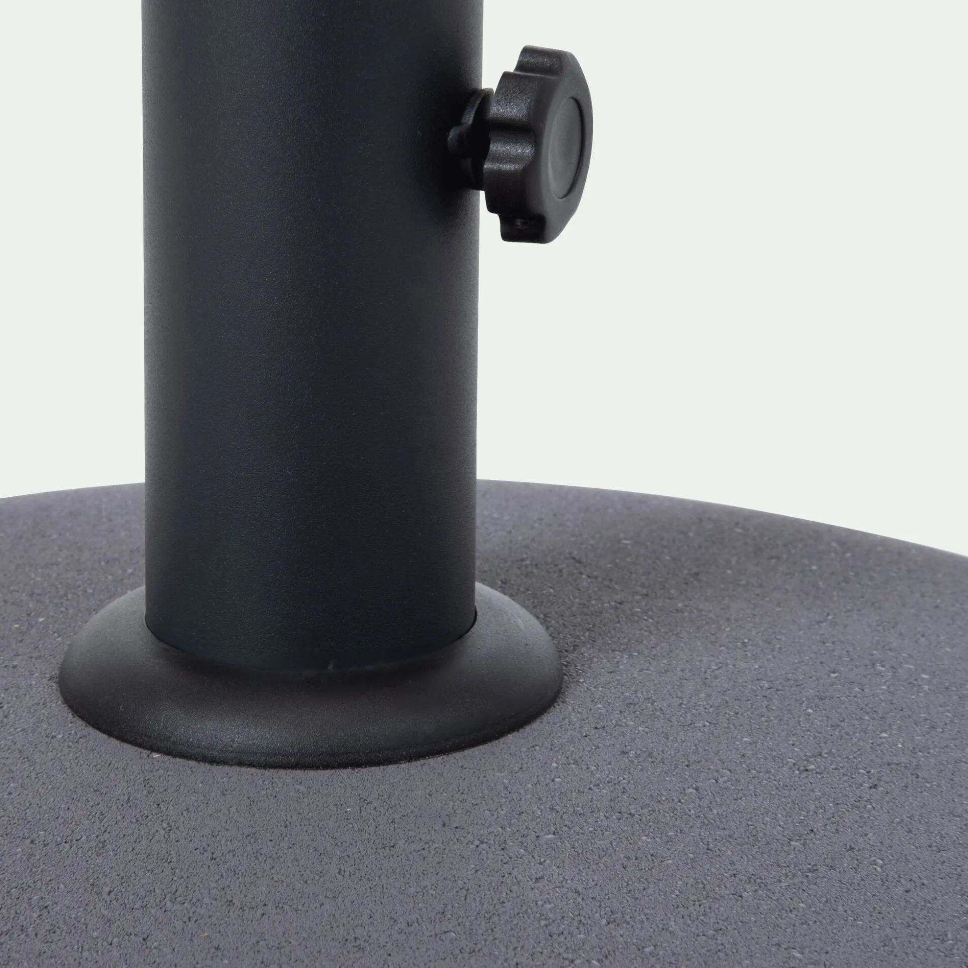 Pied de parasol en ciment 30kg gris restanque