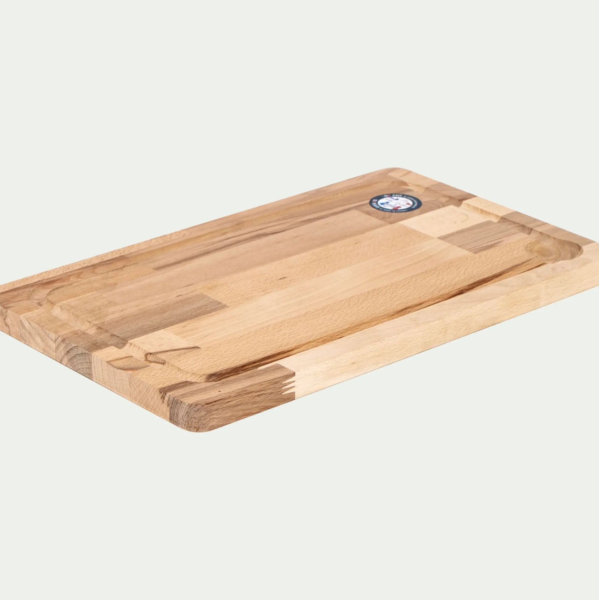 Planche à découper en bois de hêtre - bois clair 24x40cm