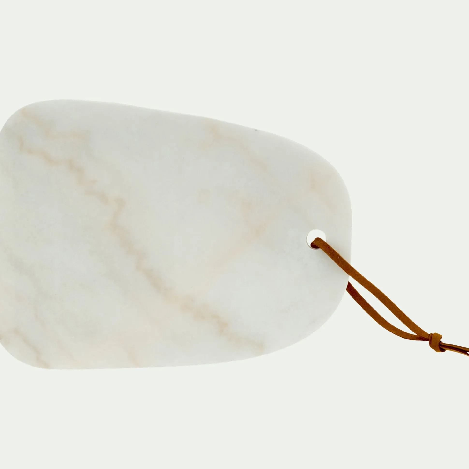 Planche à découper en marbre L30cm - blanc
