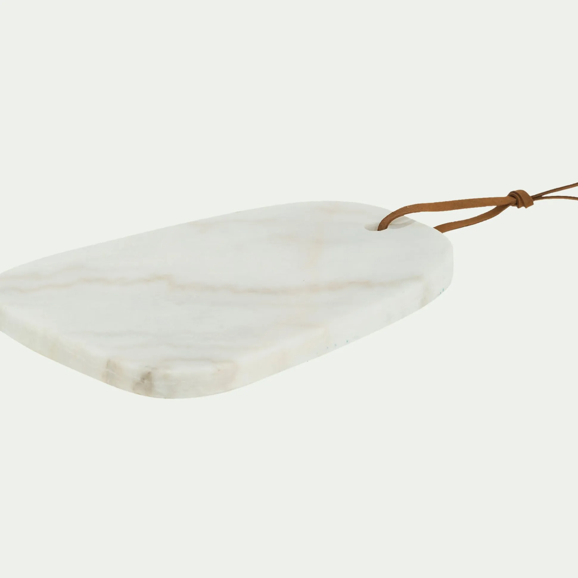 Planche à découper en marbre L30cm - blanc