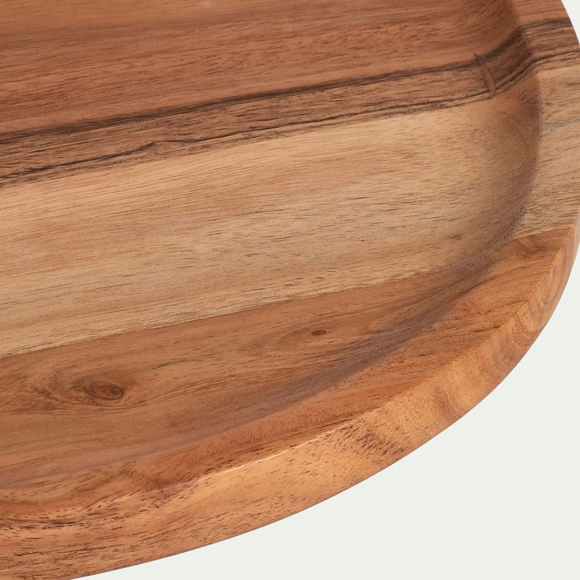 Planche à découper ronde en acacia D40cm