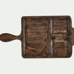 Planche de présentation en bois de manguier L43,5cm - marron