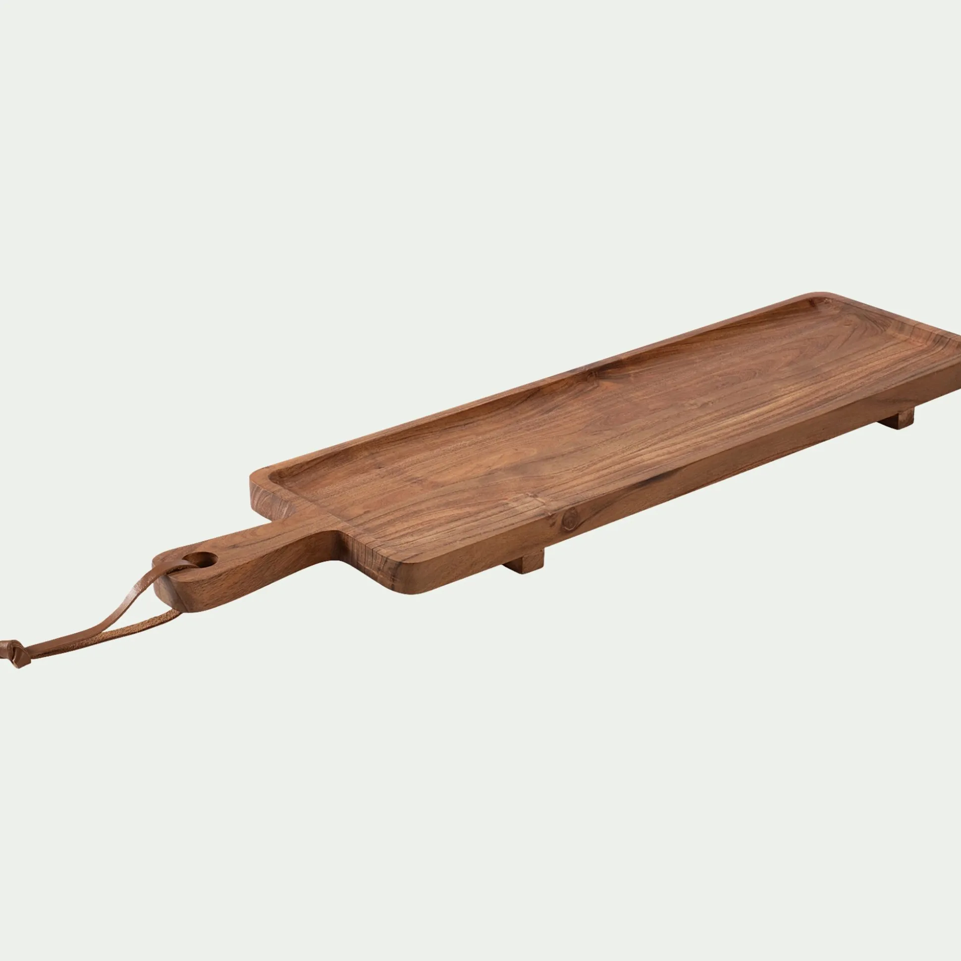 Planche de présentation sur pied en bois d'acacia L74cm - naturel