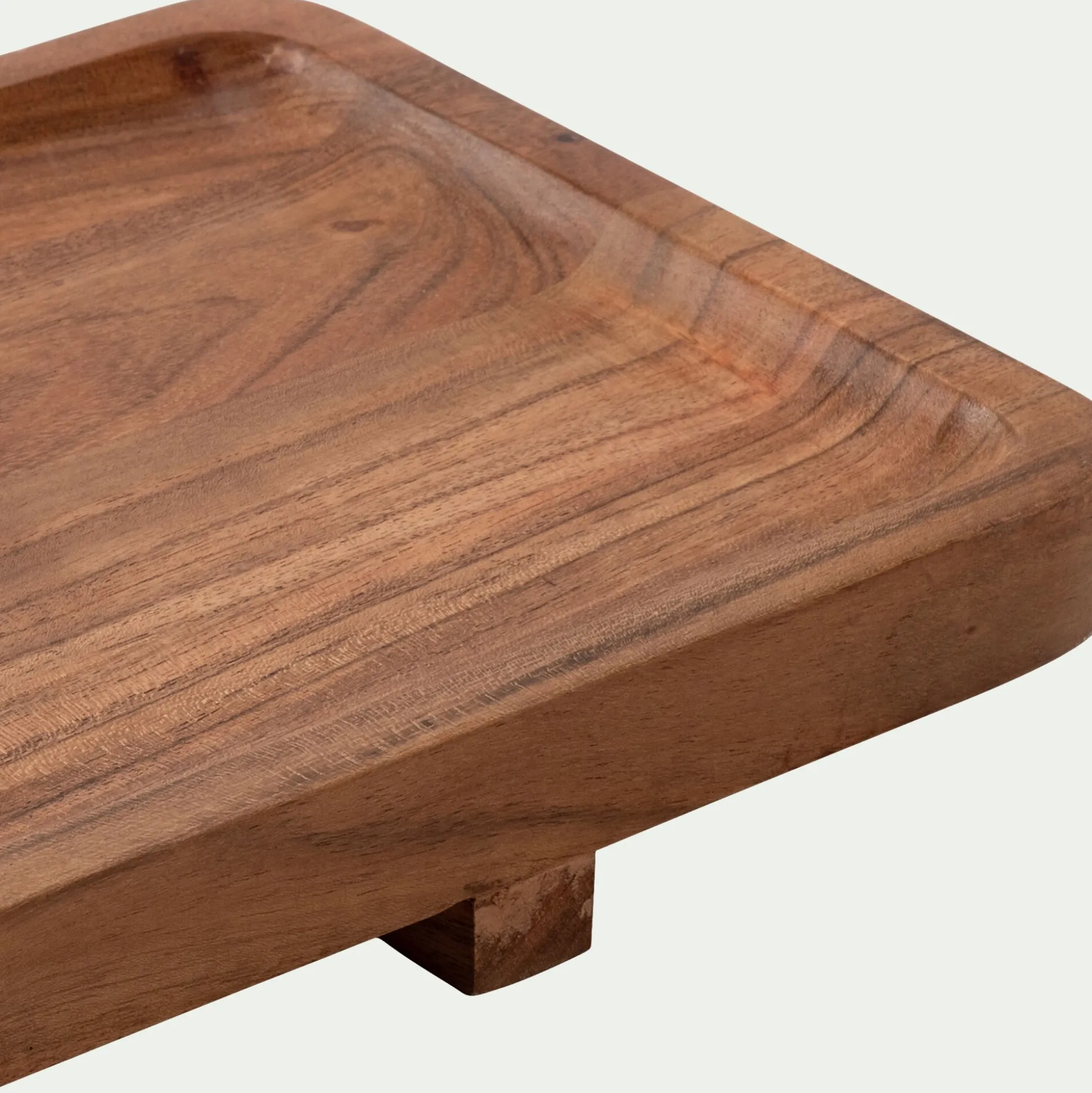 Planche de présentation sur pied en bois d'acacia L74cm - naturel