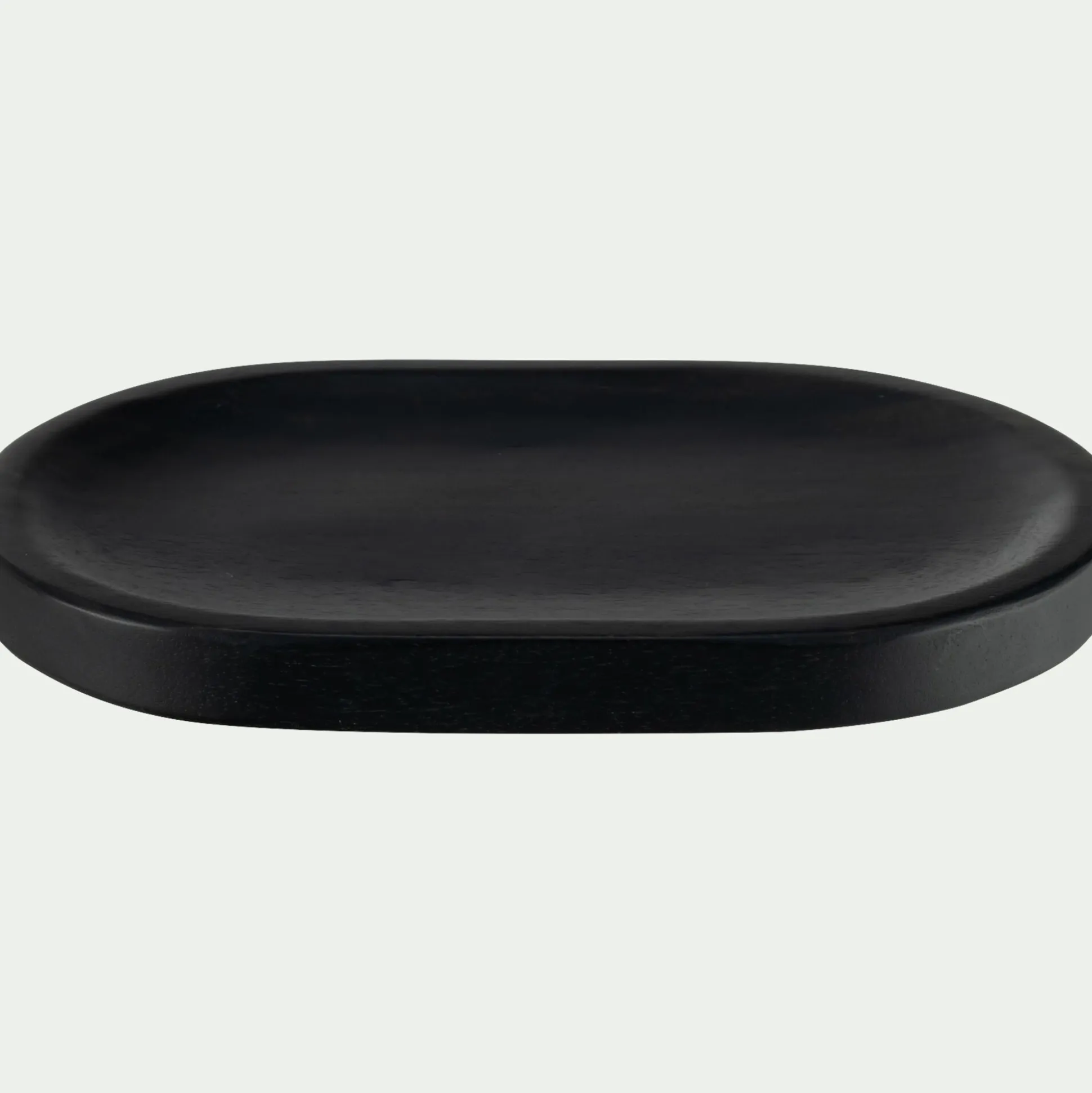 Plateau déco en bois de manguier 30x20cm - noir